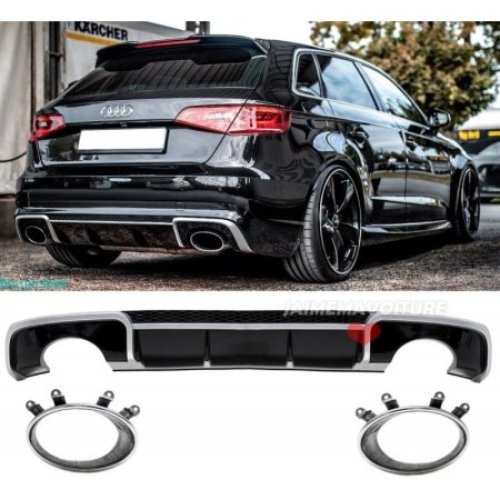  AUDI A3 2014-2016 (شكل الـ RS3 مع نجلات اكزوزت)