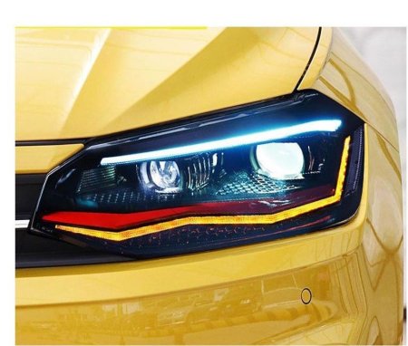 VW POLO 2019 FULL LED (سيلفر)