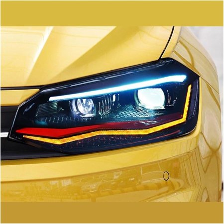 VW POLO 2019 (FULL LED أحمر)