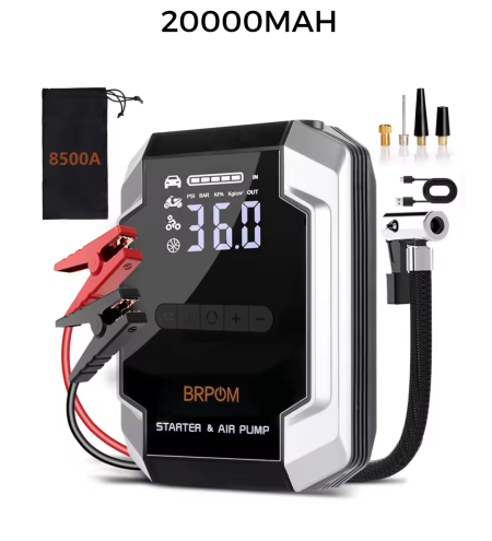 منفاخ هواء مع بوربانك لتشغيل السيارة